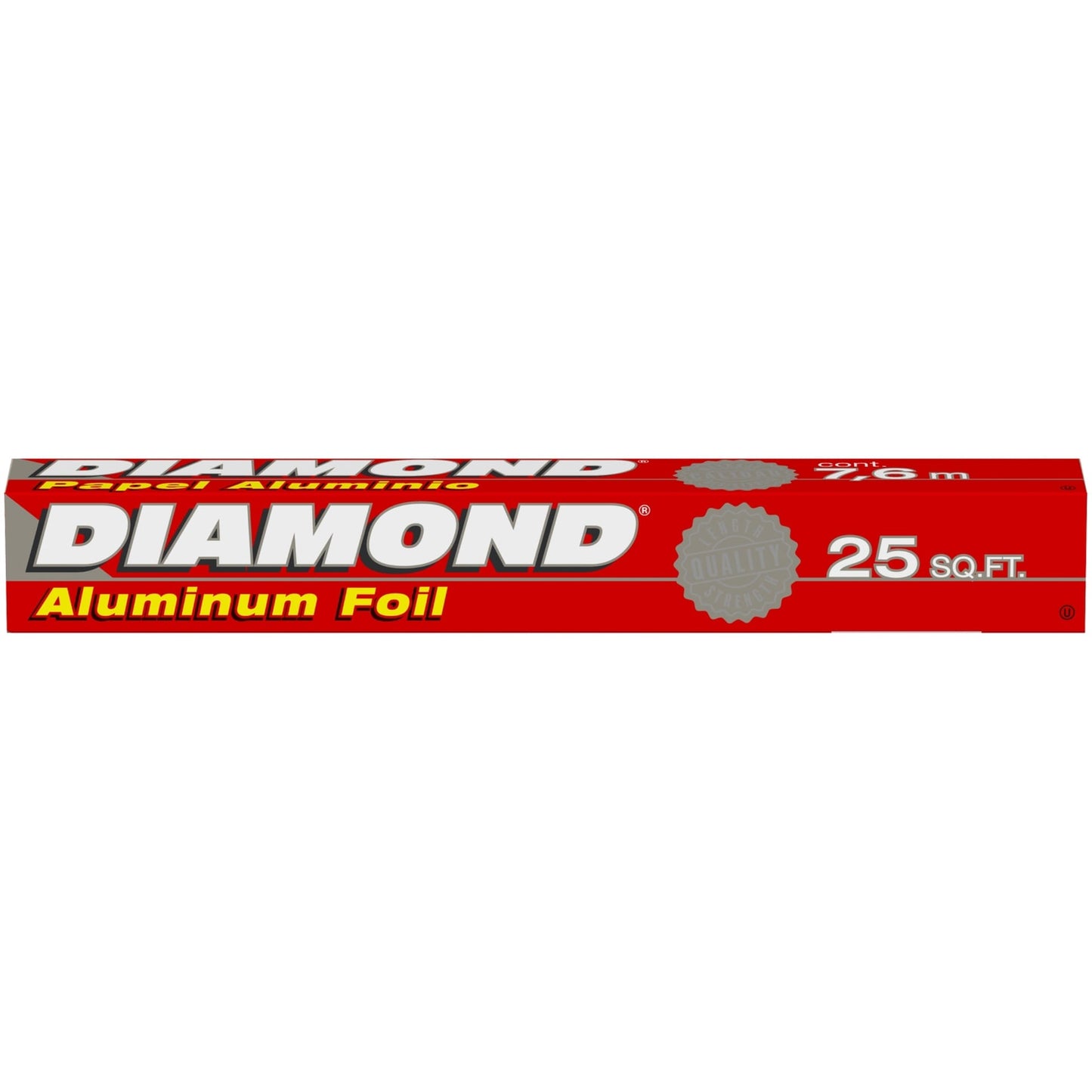 Diamond Aluminum Foil 25 square feet (7.62m x 30.4cm)