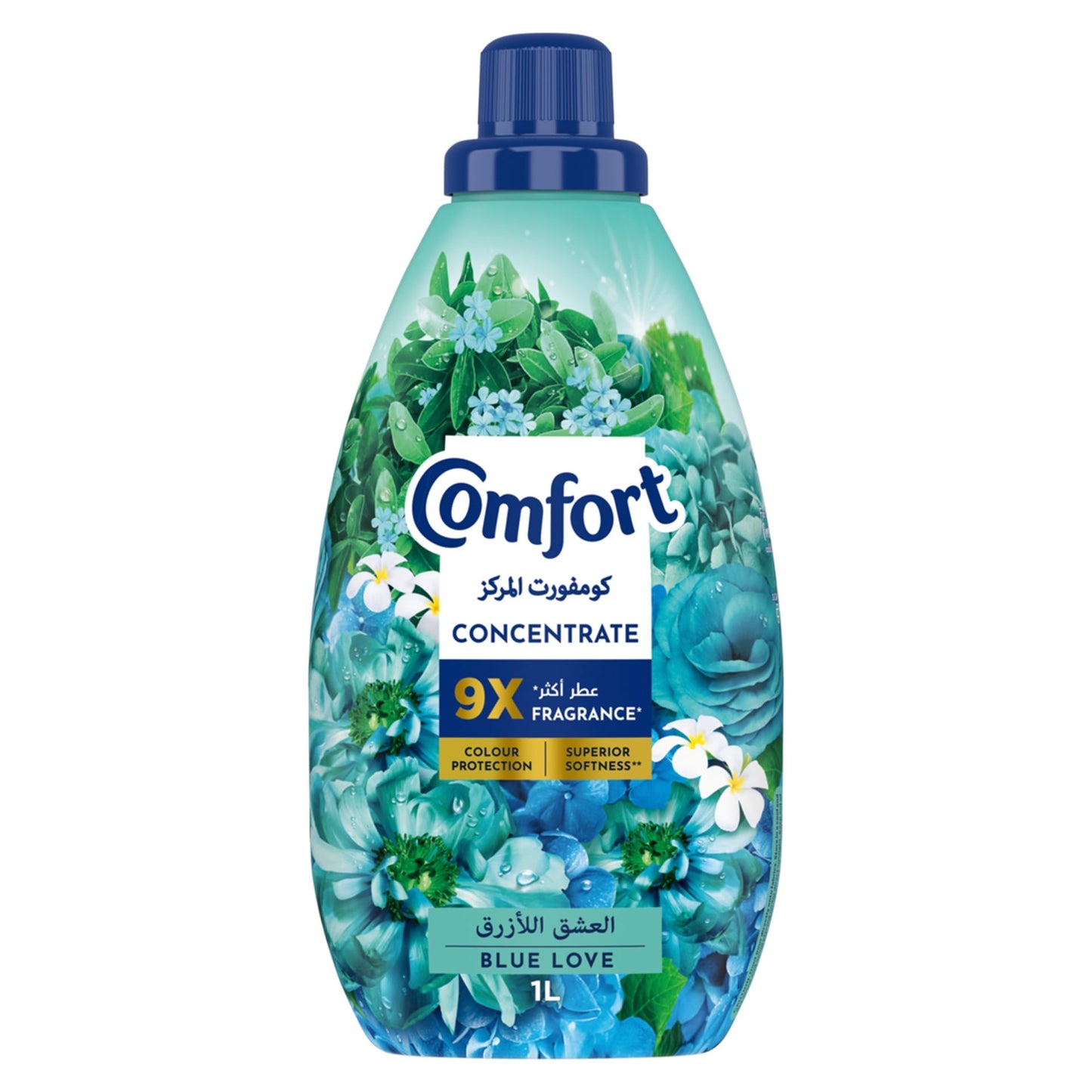 Comfort Concentrate Fabric Softener Blue Love 1 Litres