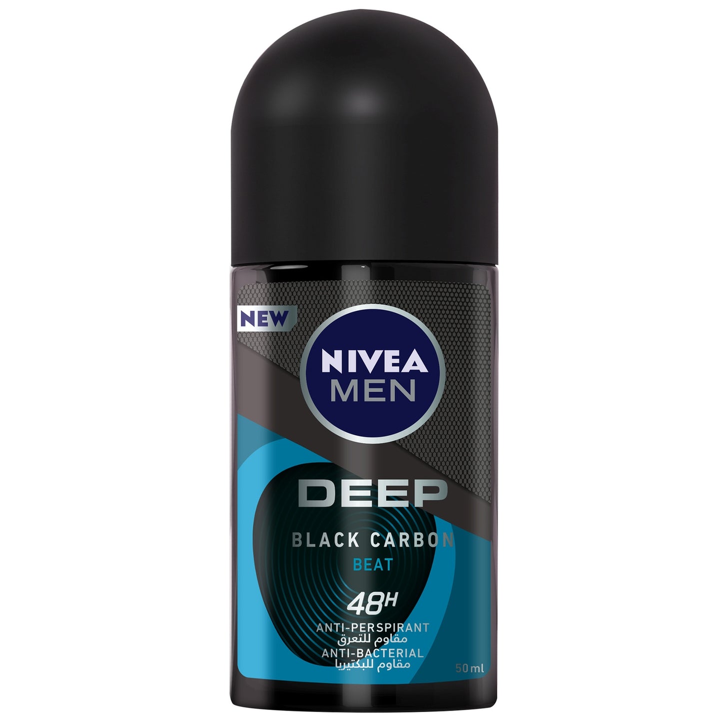 Nivea Men Deep Beat Black Carbon Antiperspirant Roll-on 50 ml