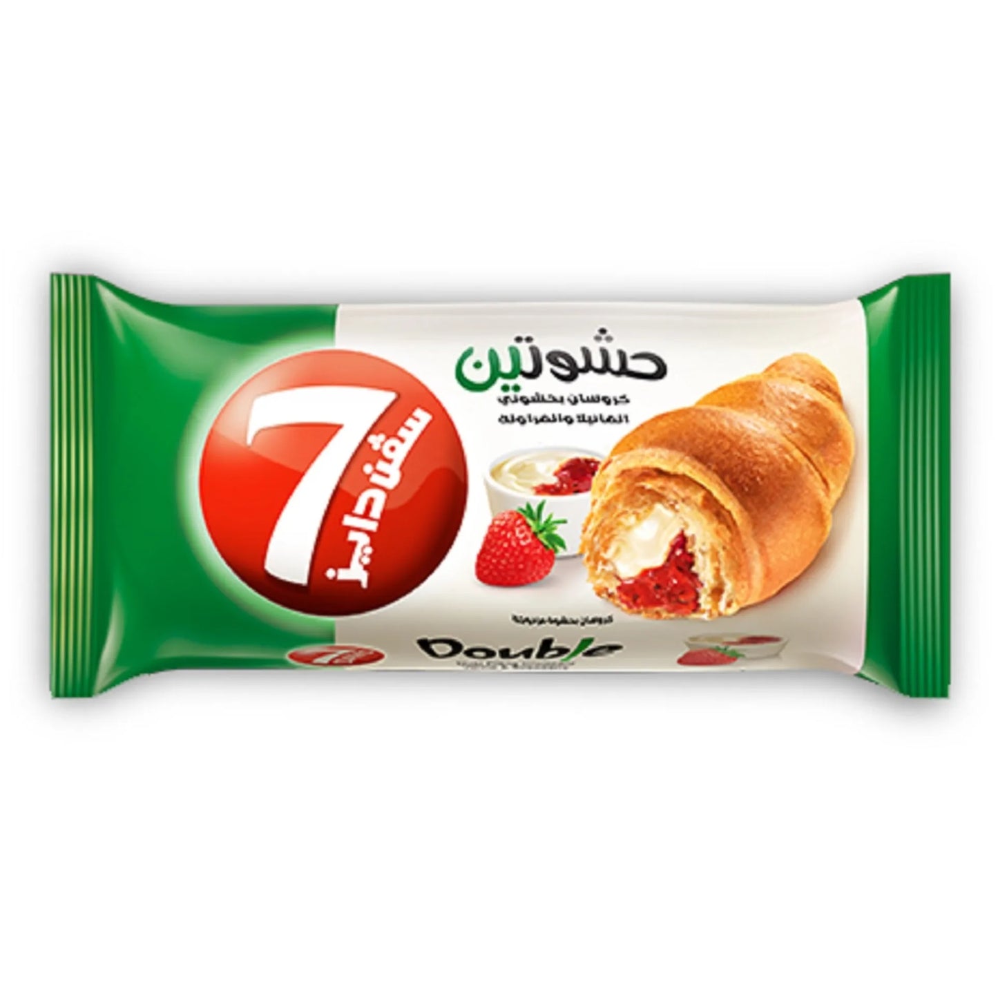 7 Days Croissant Filled with Strawberry & Vanilla Cream 55 gr