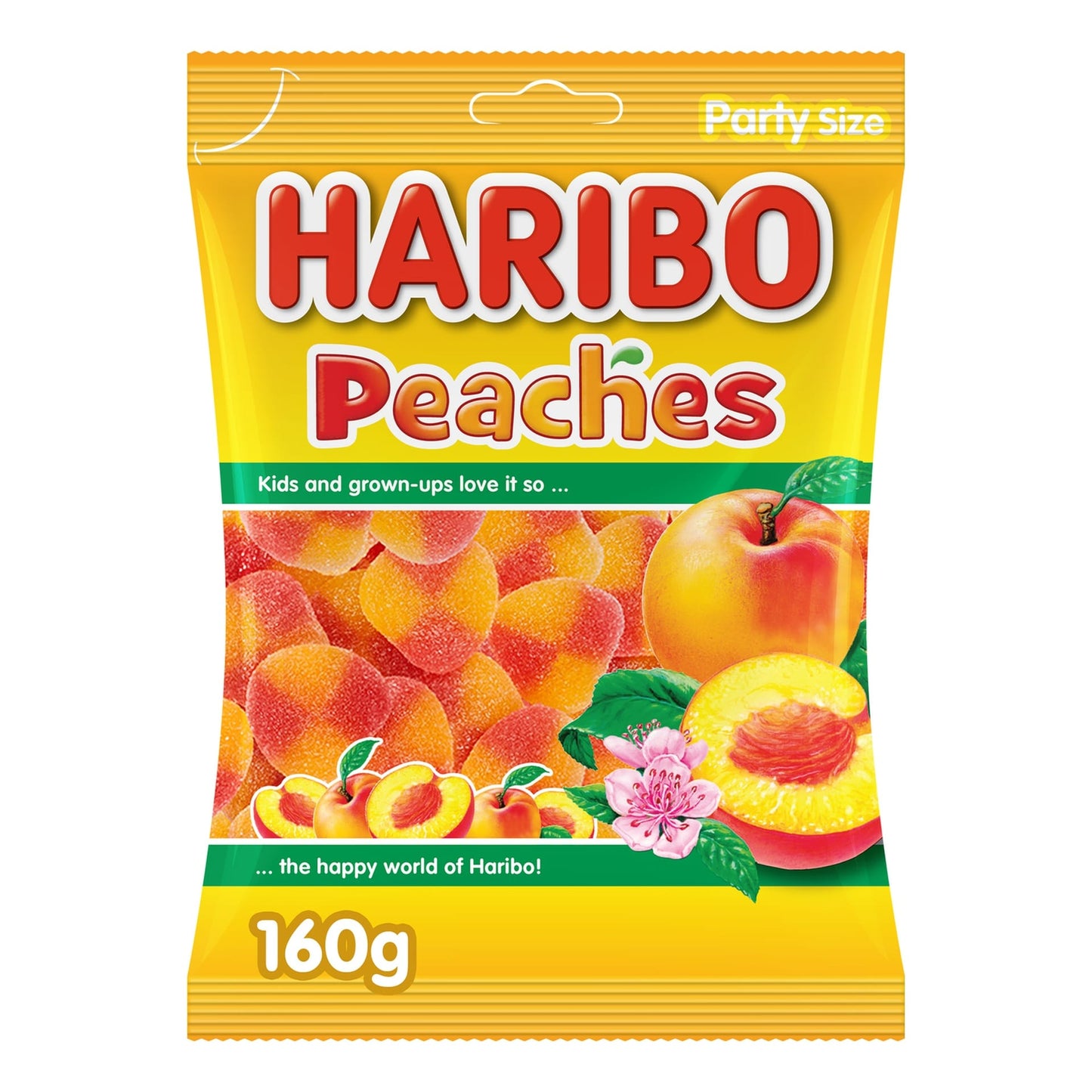 Haribo Gummies Peach Flavor 160 gr