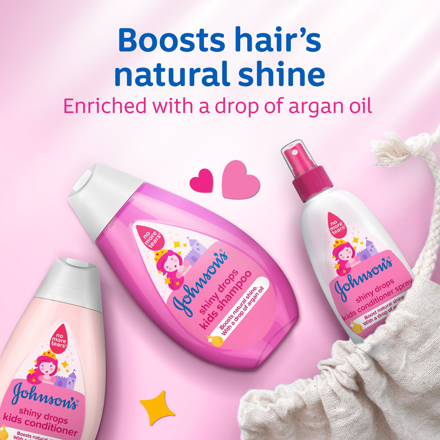 Johnson Shiny Drops Kids Shampoo-500ml