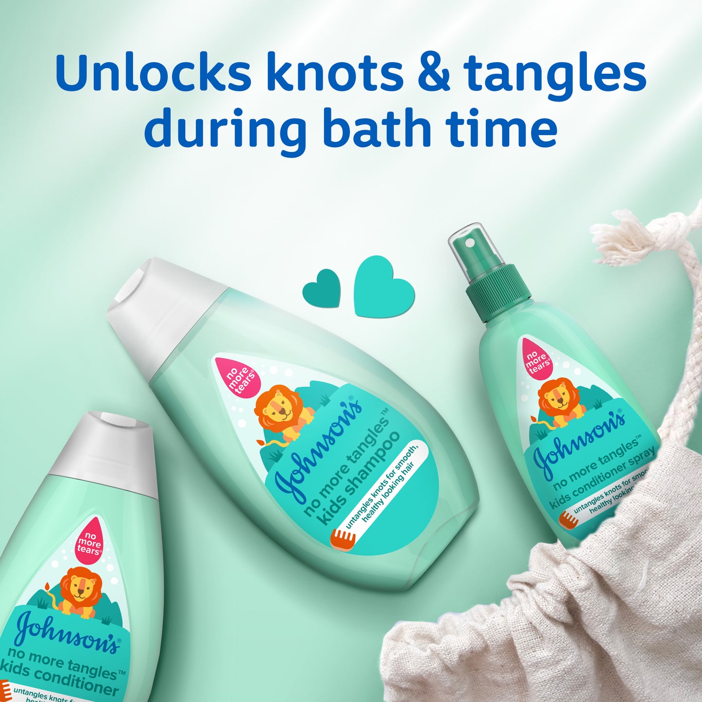 Johnson No More Tangles Kids Shampoo 500 ml