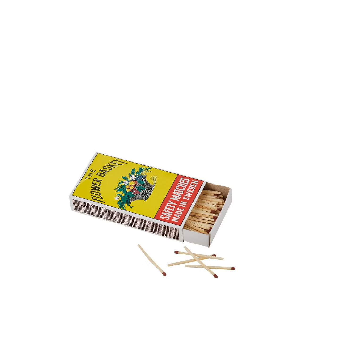 The Flower Basket Safety Matches 10 per pack