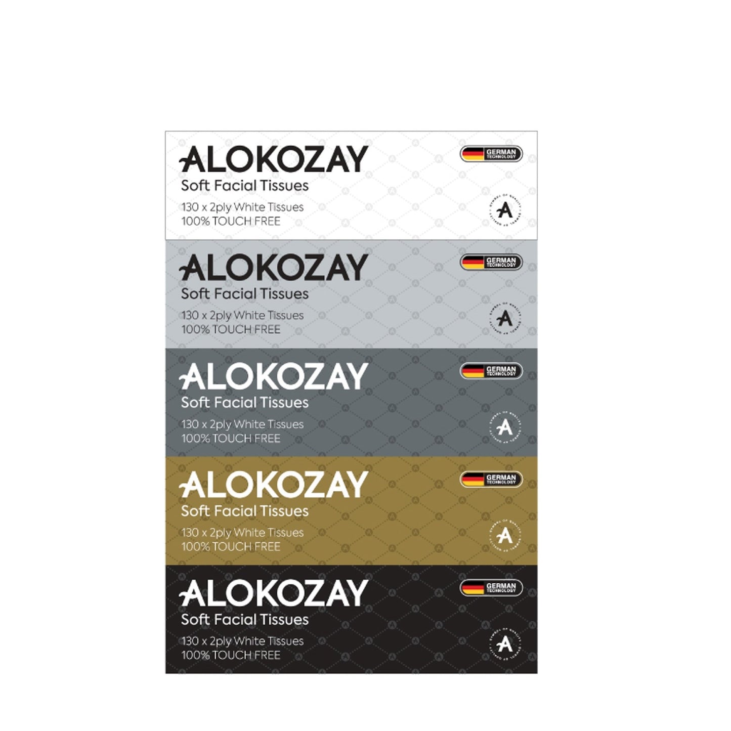 Alokozay Facial Tissue 5 X 130's