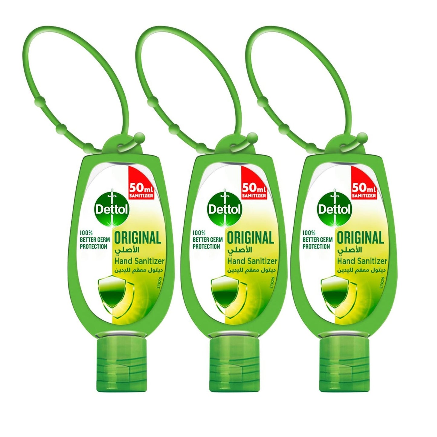 Dettol Hand Sanitizer Original 3x50ml with Jacket