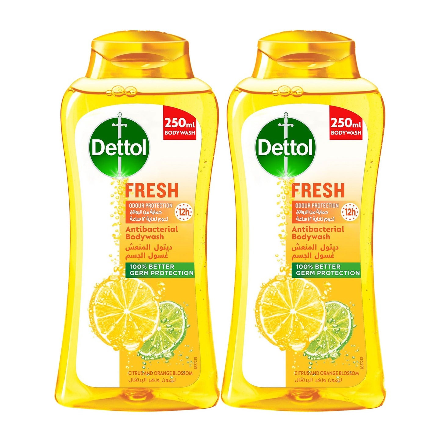 Dettol Shower Gel Fresh 250mlx2