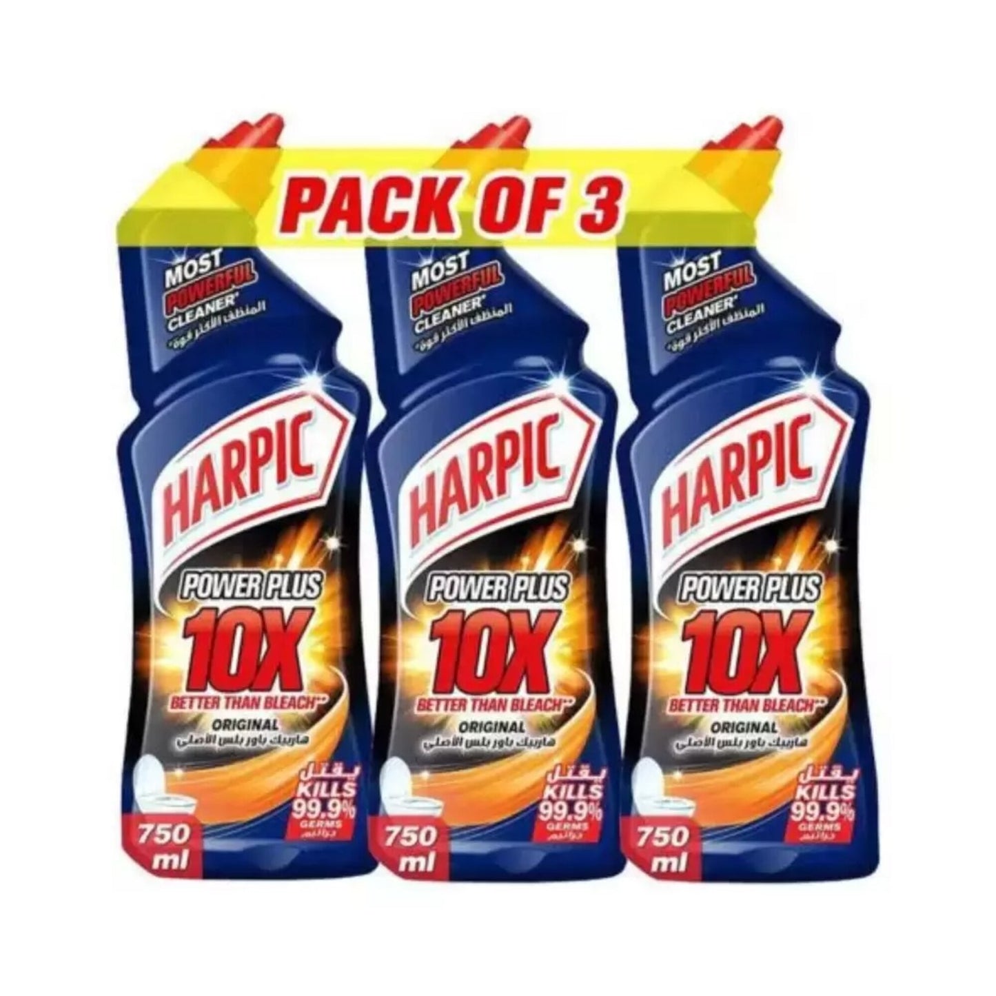 Harpic Power Plus Original Toilet Cleaner 3 x 750 ml