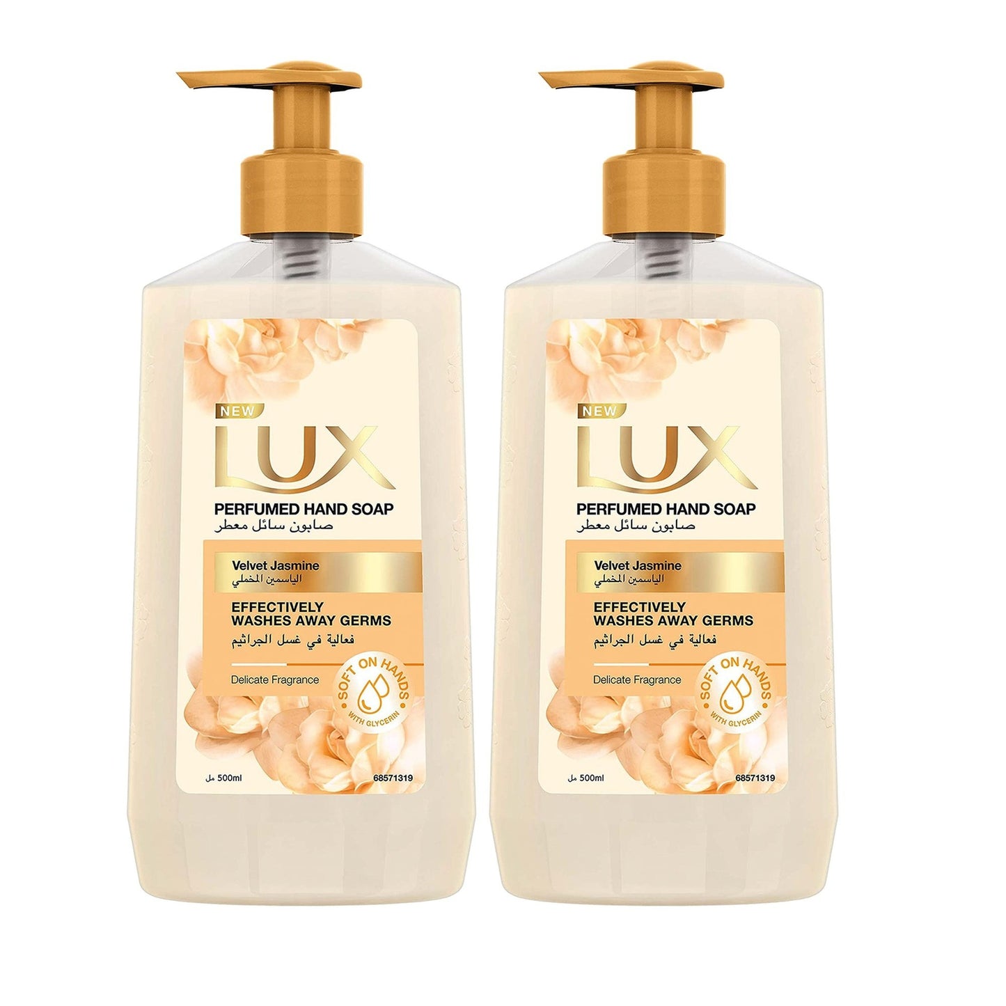 Lux Velvet Jasmine Perfumed Hand Wash 2 X 500 Ml