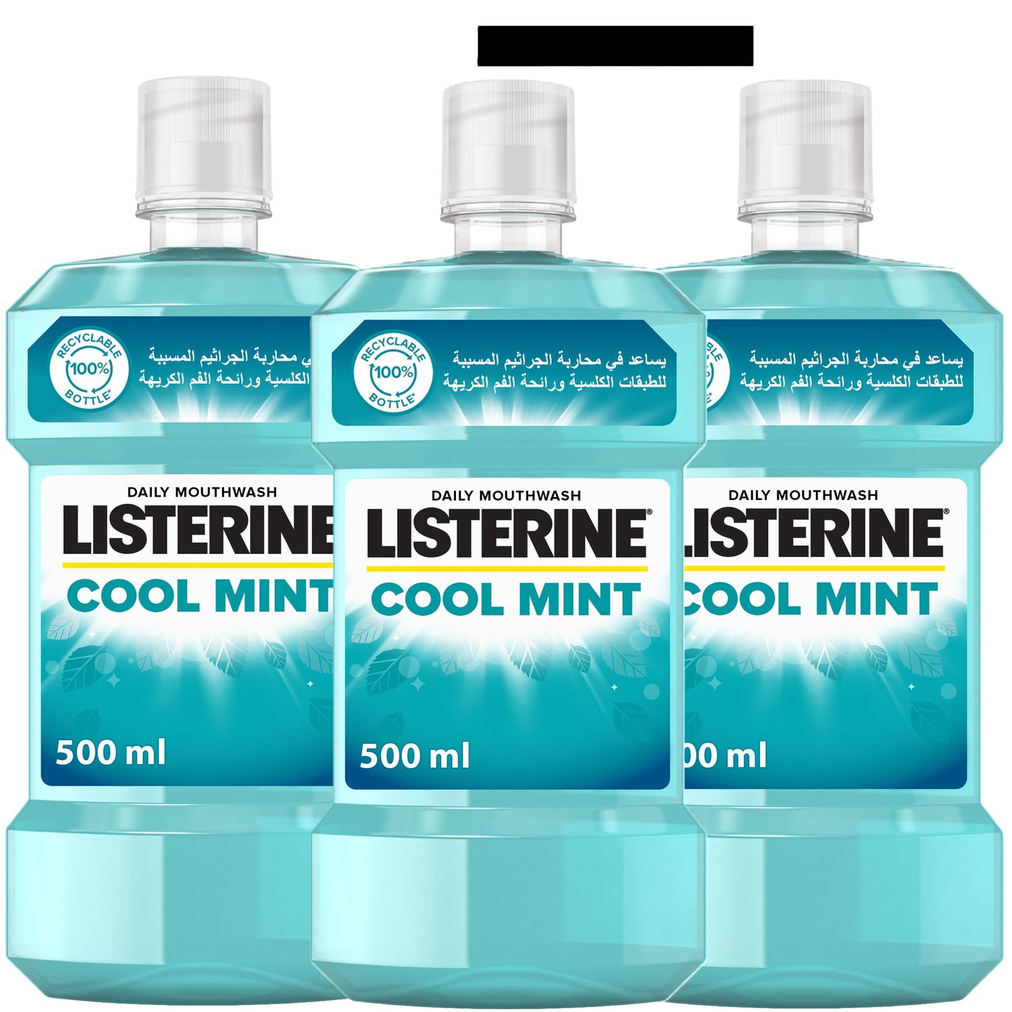 Listerine Cool Mint 500ml Tri Pack 20% Off