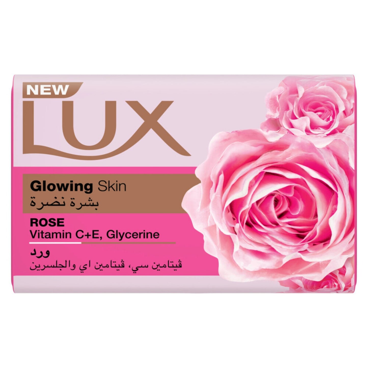 Lux Glowing Skin Rose Bar Soap 170gm