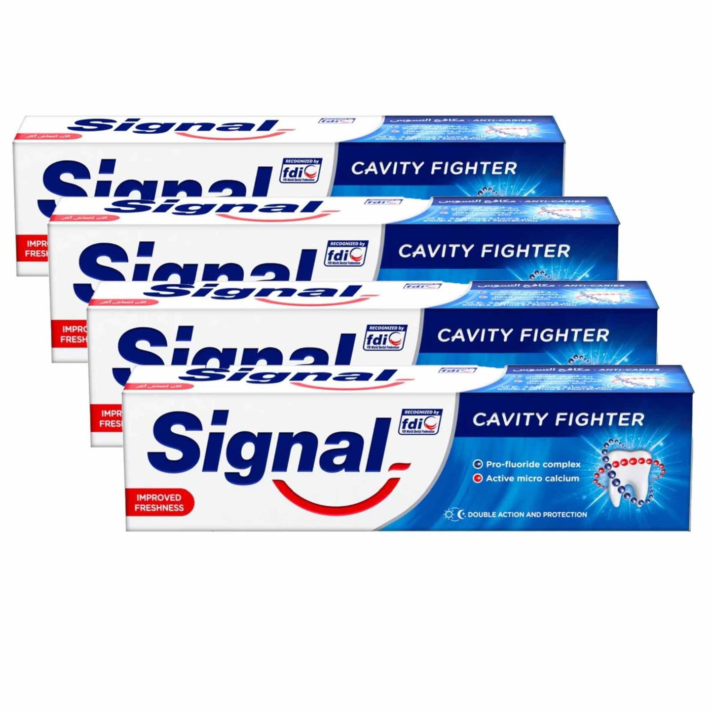 Signal Cavity Fighter Toothpaste 4 x 75 ml