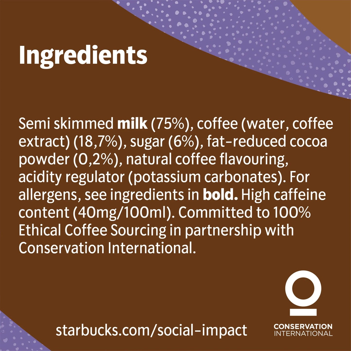 Starbucks Iced Mocha Frappuccino 250 ml