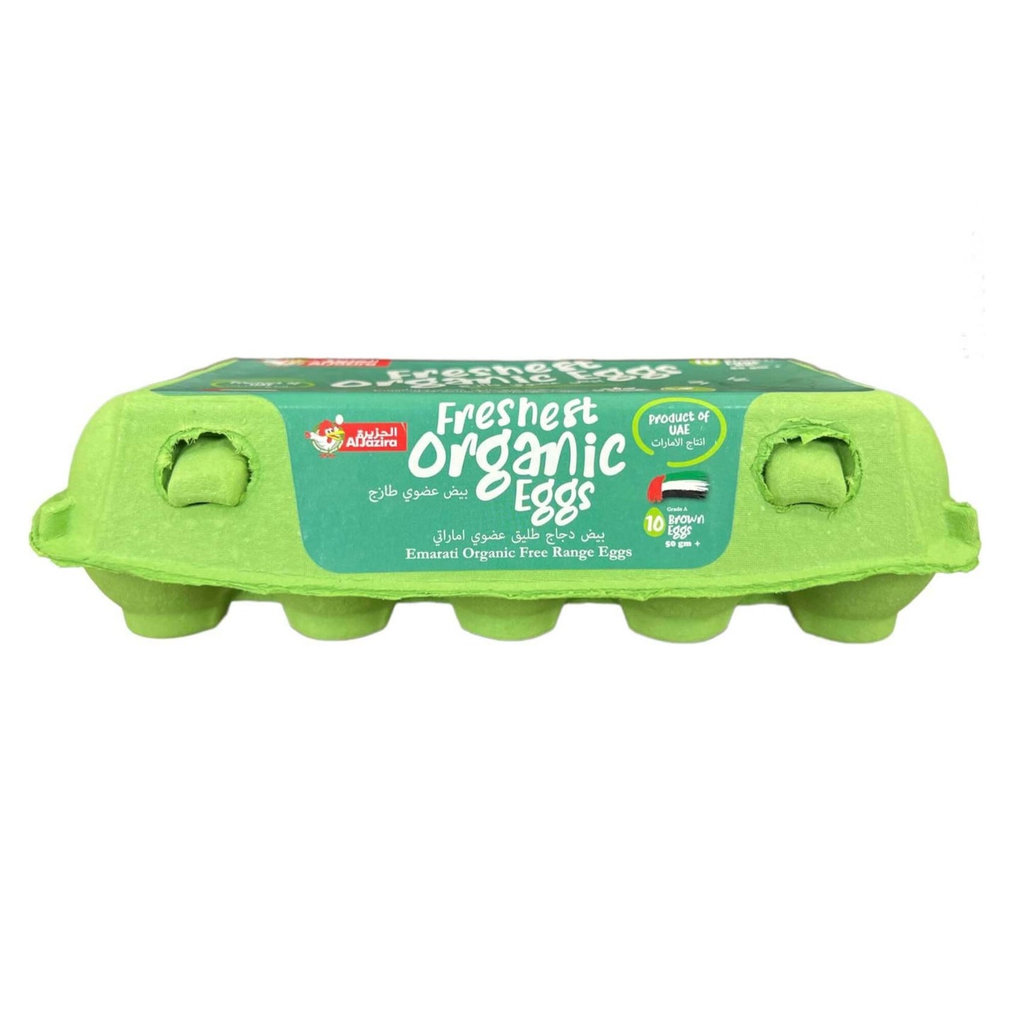 Al Jazira Organic Fresh Grade A Brown Eggs 10 per pack
