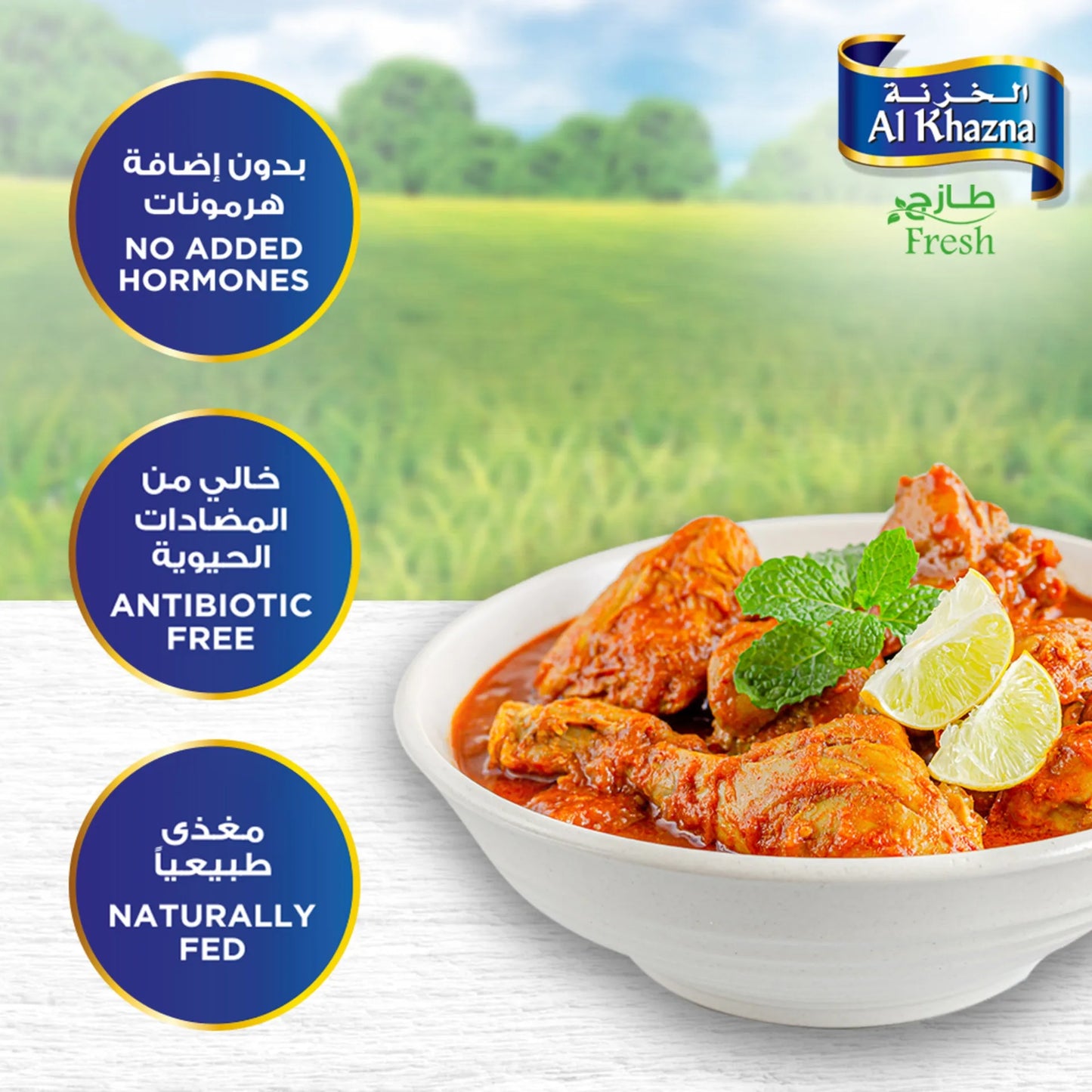 Al Khazna Fresh Chicken Cuts 8 Pieces 850 gr