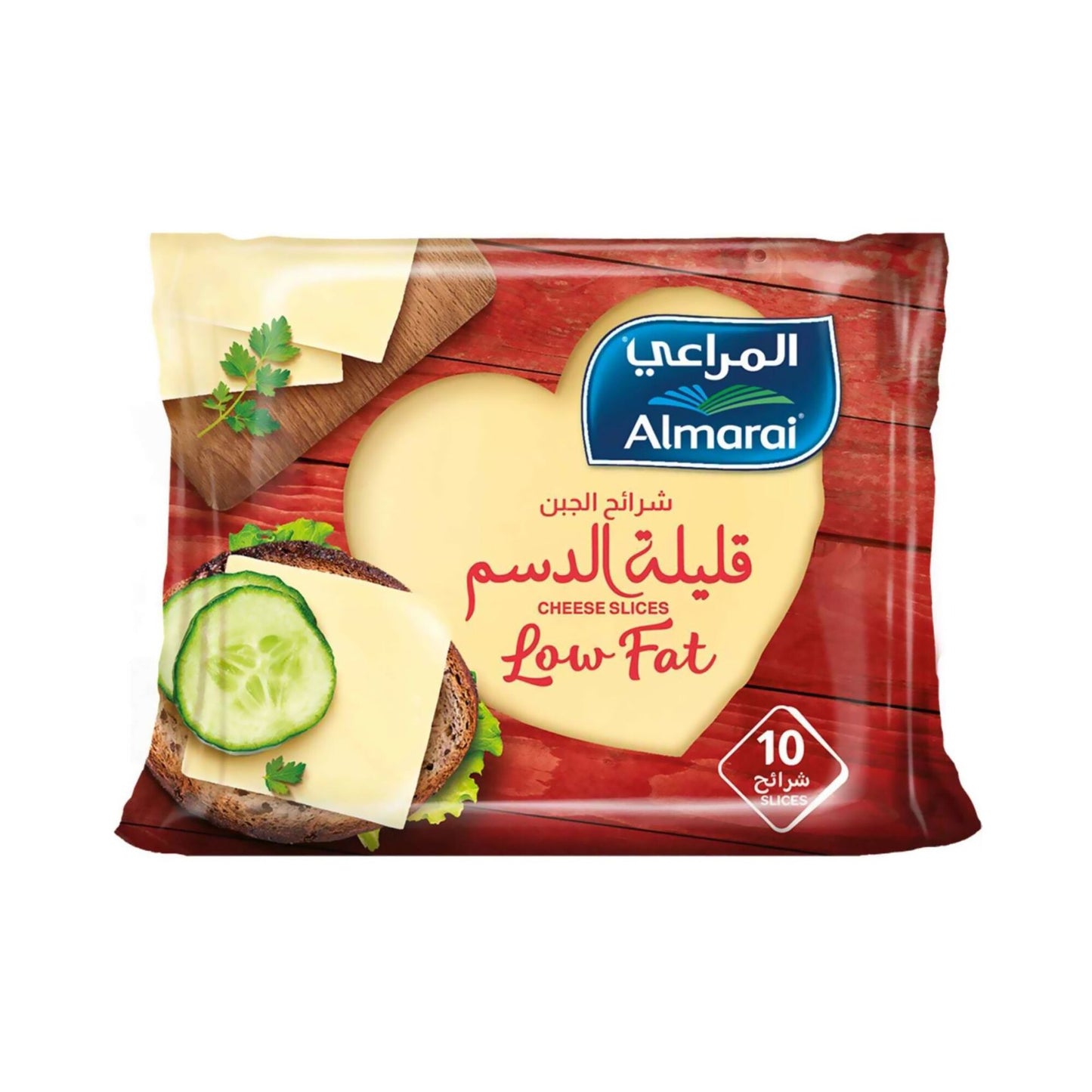 Almarai Low Fat Cheese Slices 10 slices 200g