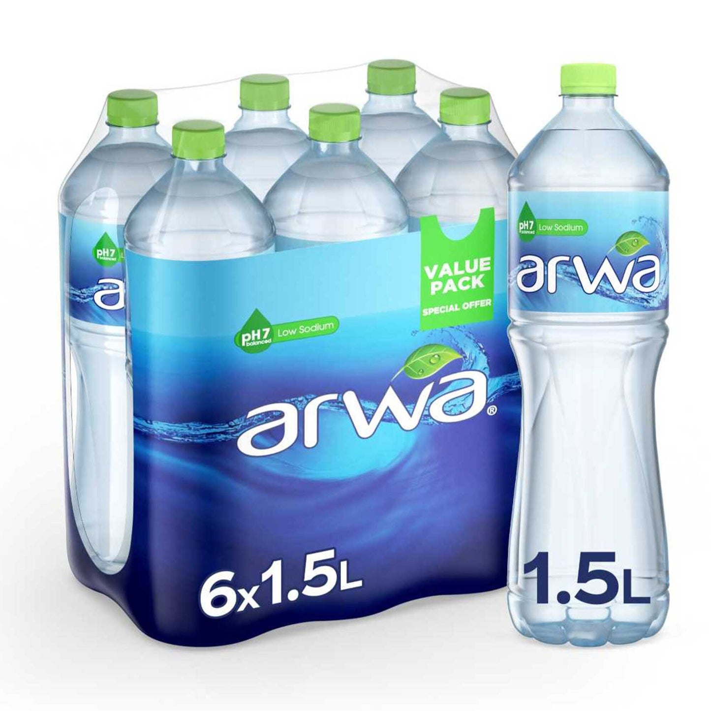 Arwa Water (6x1.5L) - low sodium