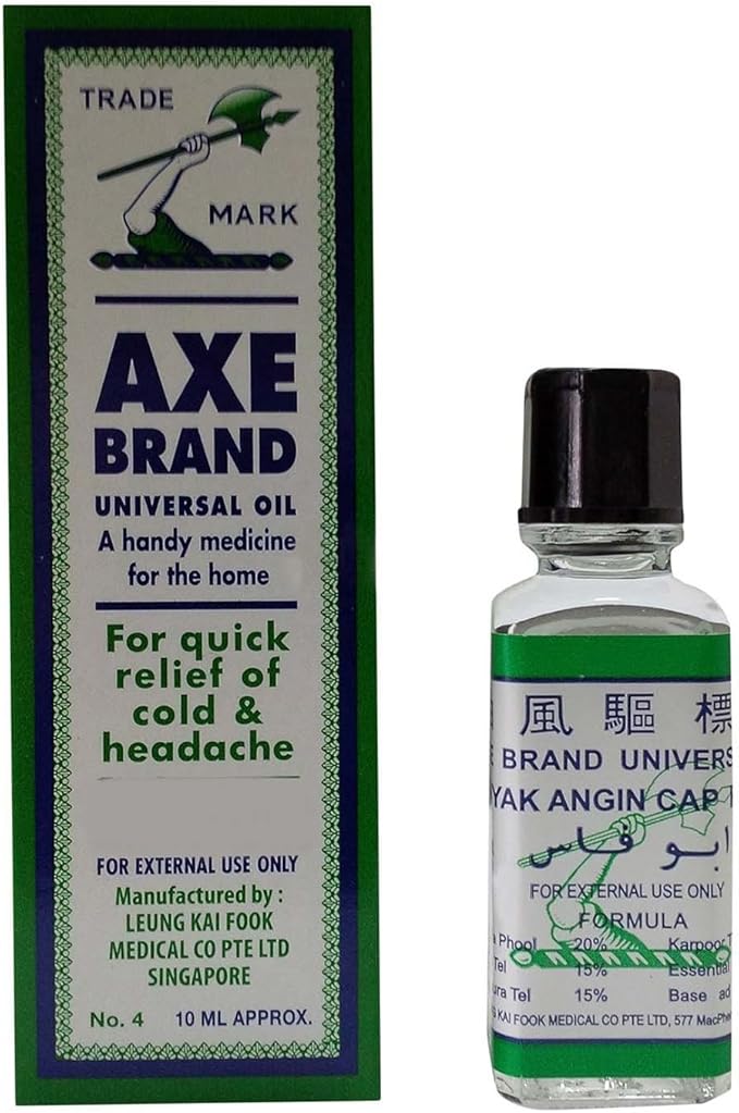 Axe Brand Universal Oil for Cold & Headache Relief 10 ml