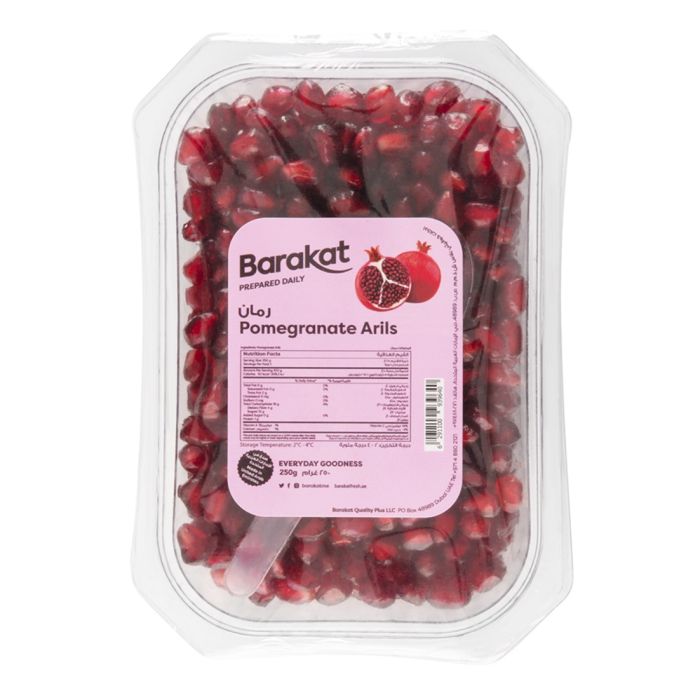 Barakat Pomegranate Arils 250 gr per pack