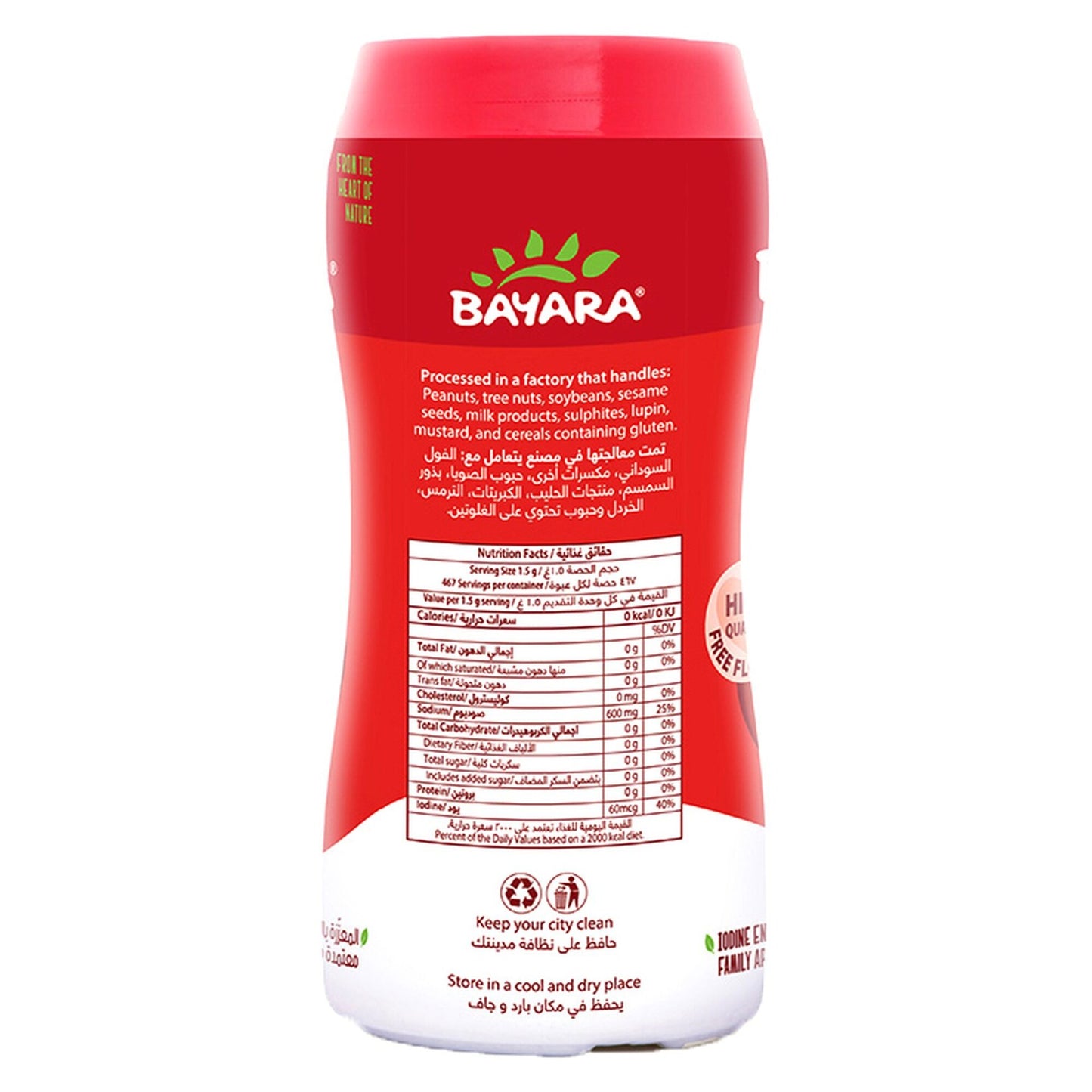 Bayara Iodized Salt 700 gr