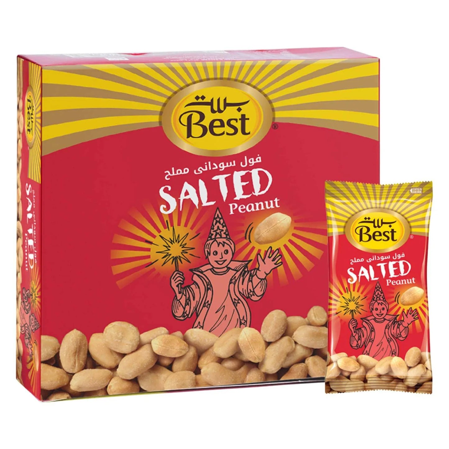 Best Roasted and Salted Playful Peanuts 30 x 13 gr
