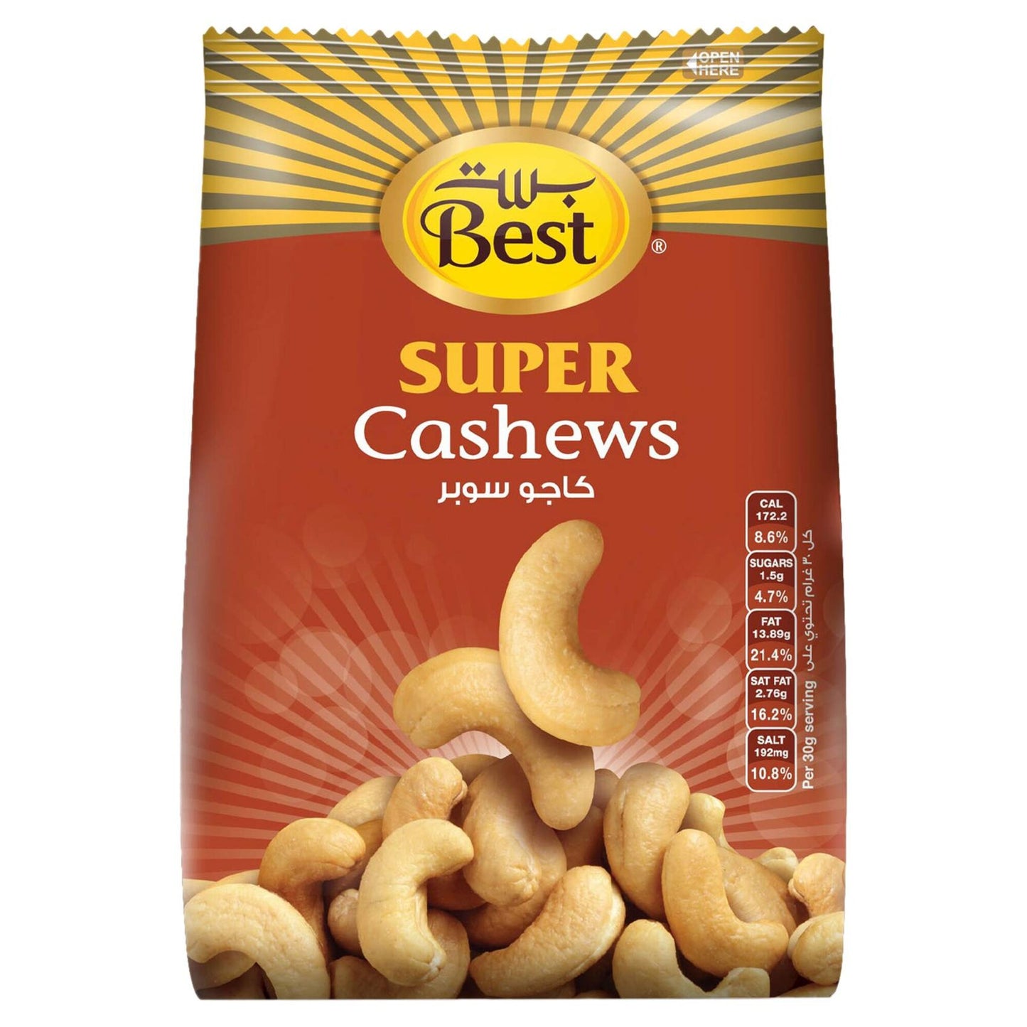 Best Super Cashews 375 gr