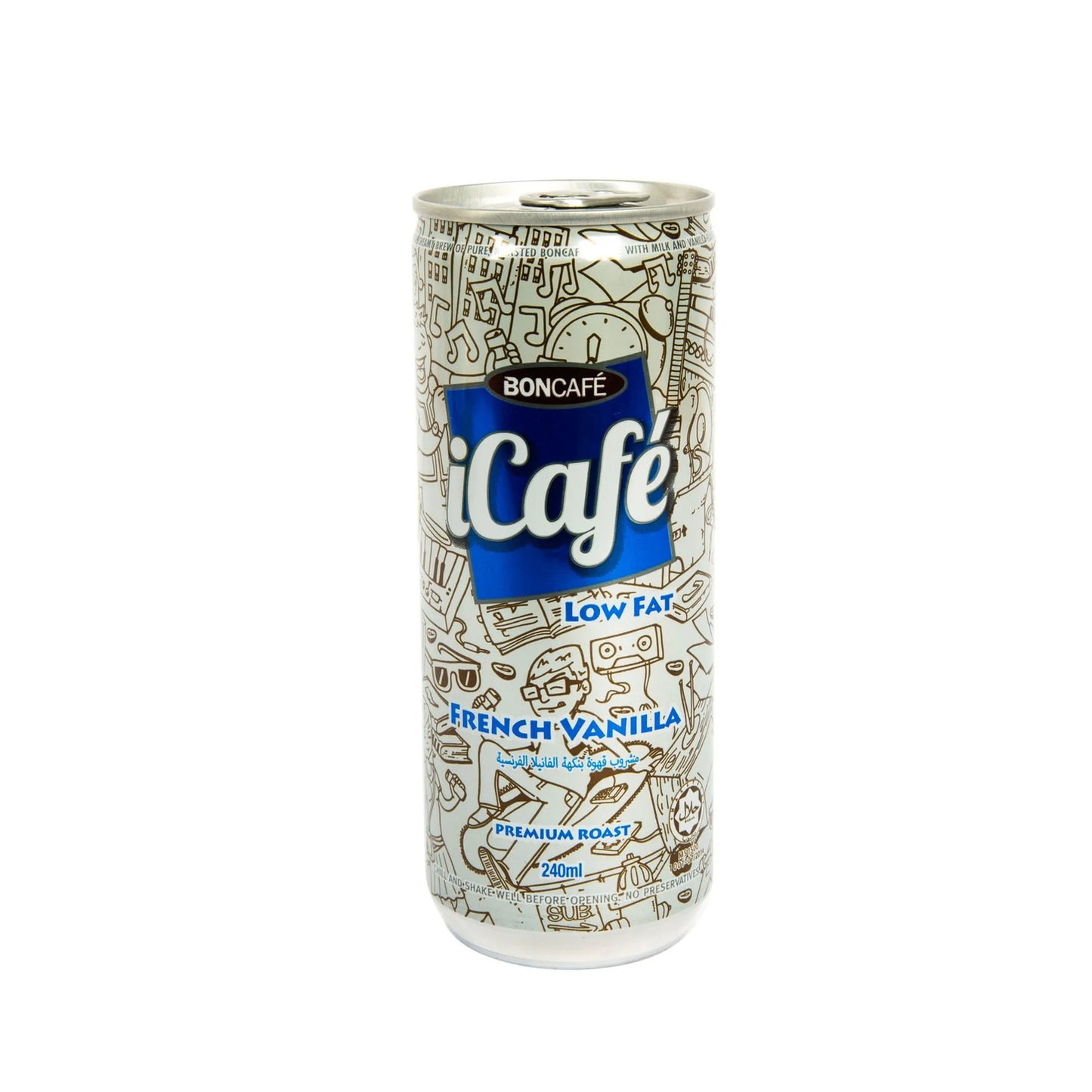 Boncafe iCafe Low Fat French Vanilla Iced Coffee 240 ml
