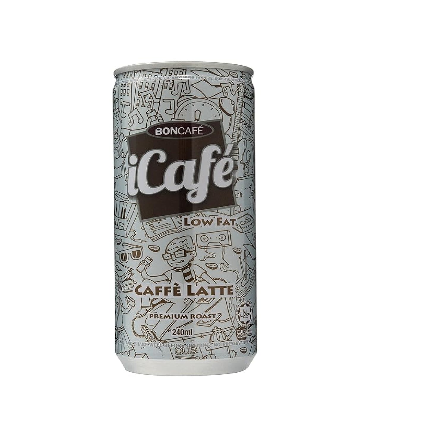 Boncafe iCafe Low Fat Iced Caffe Latte 240 ml