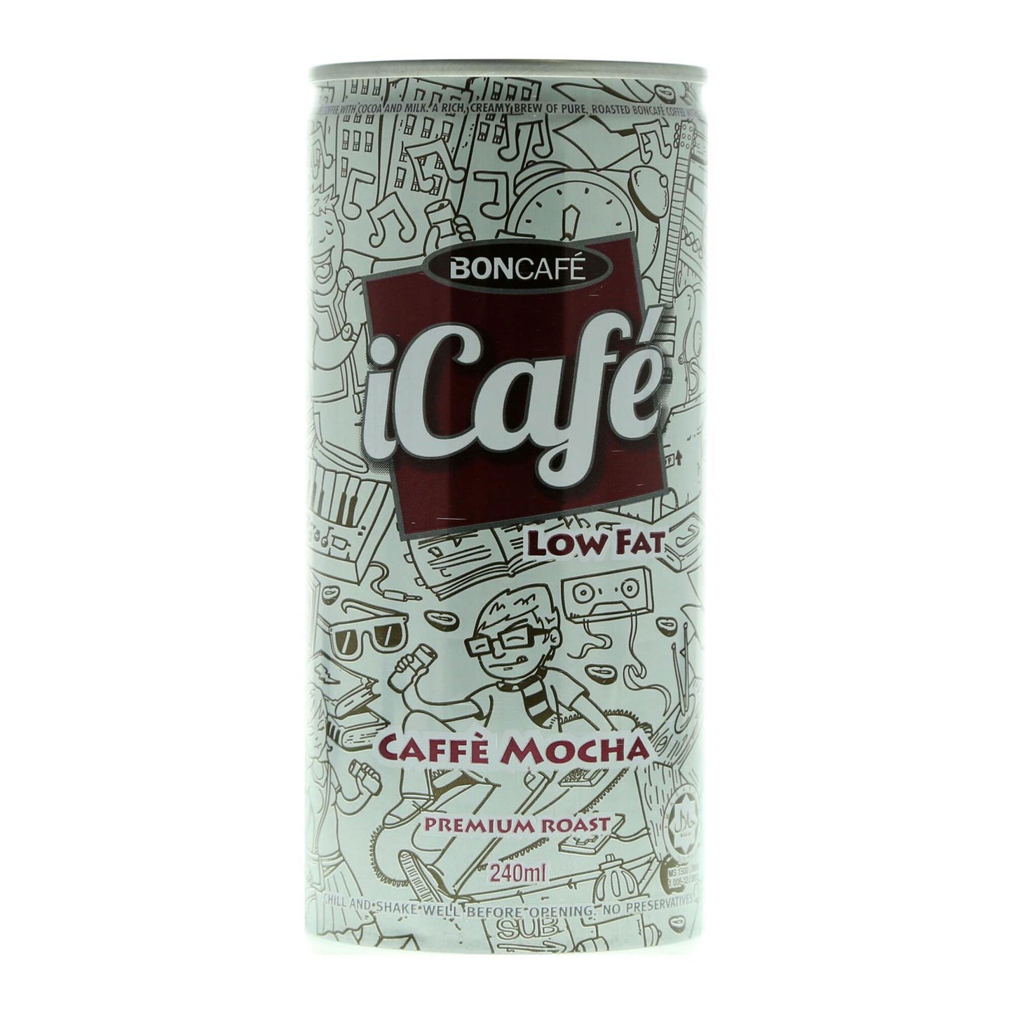 Boncafe iCafe Low Fat Iced Caffe Mocha 240 ml