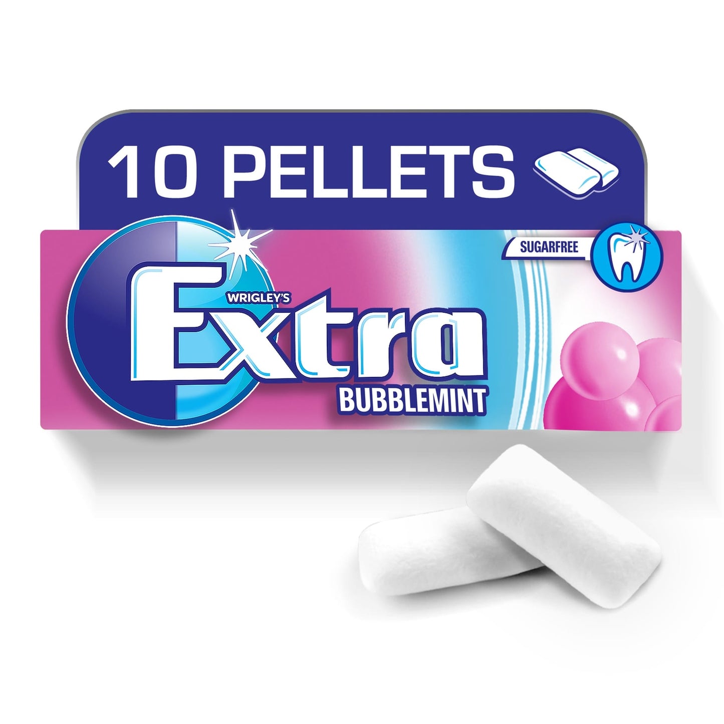 Extra Chewing Gum Bubblemint Flavor 10 per pack