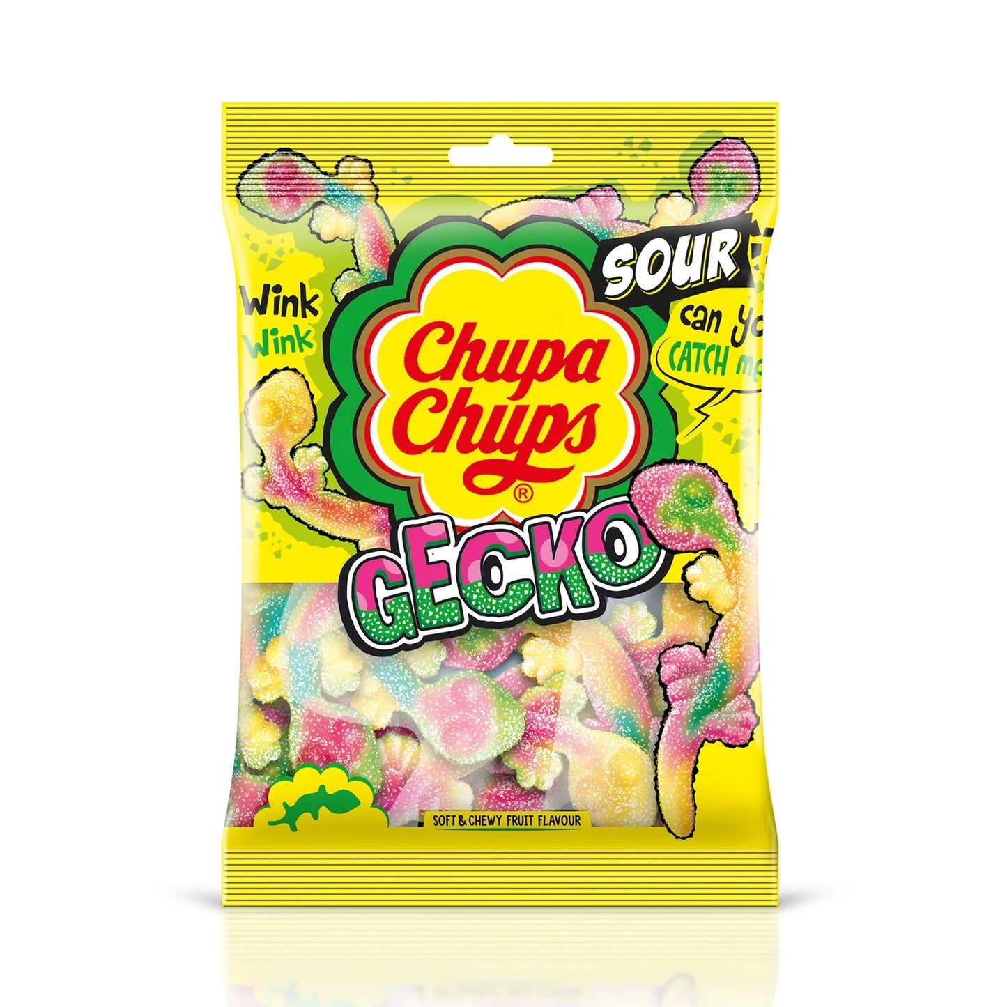 Chupa Chups Sour Gecko Jellies 90 gr