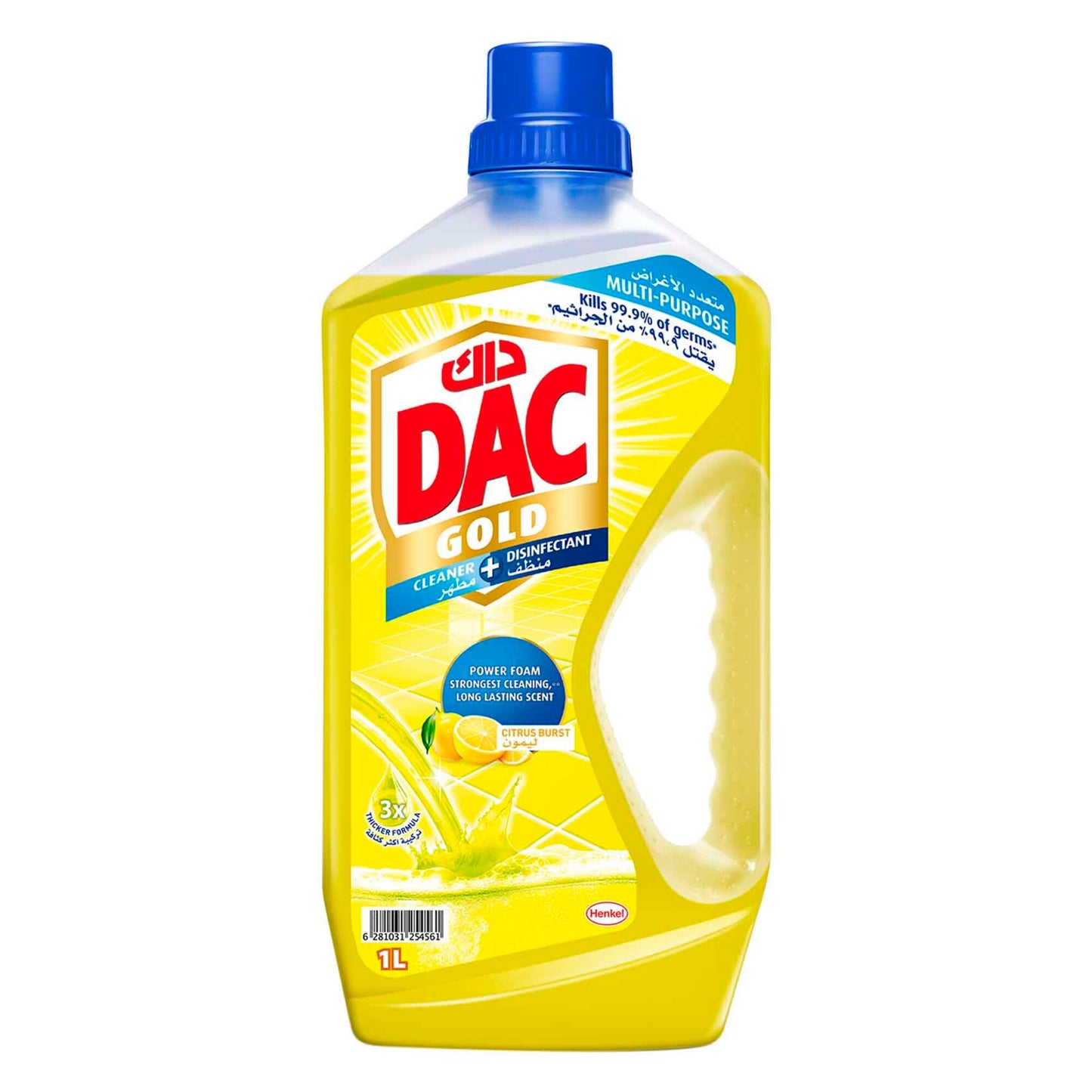 Dac Gold Multi-Purpose Disinfectant & Liquid Cleaner Citrus Burst 1L