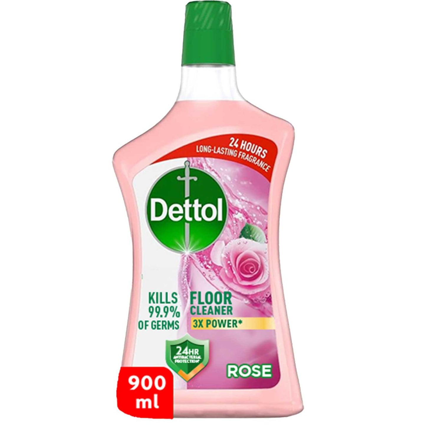Dettol Antibacterial Floor Cleaner Rose Scent, 900ml