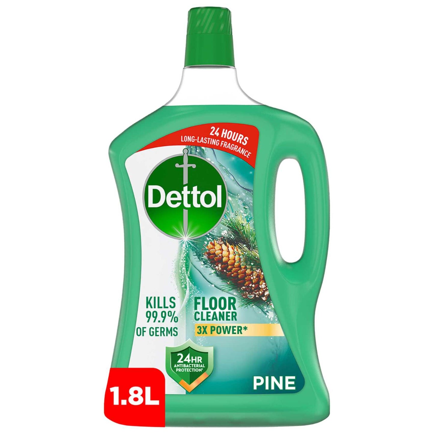 Dettol Antibacterial Power Floor Cleaner Pine Scent 1.8 L