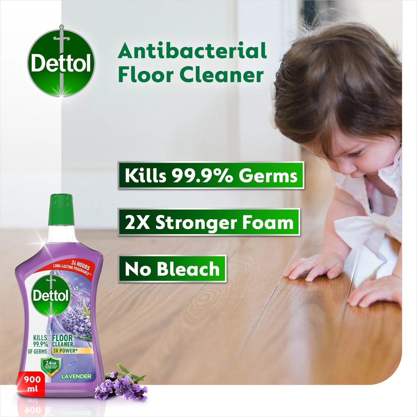 Dettol Multipurpose Cleaner Lavender 2x900ml