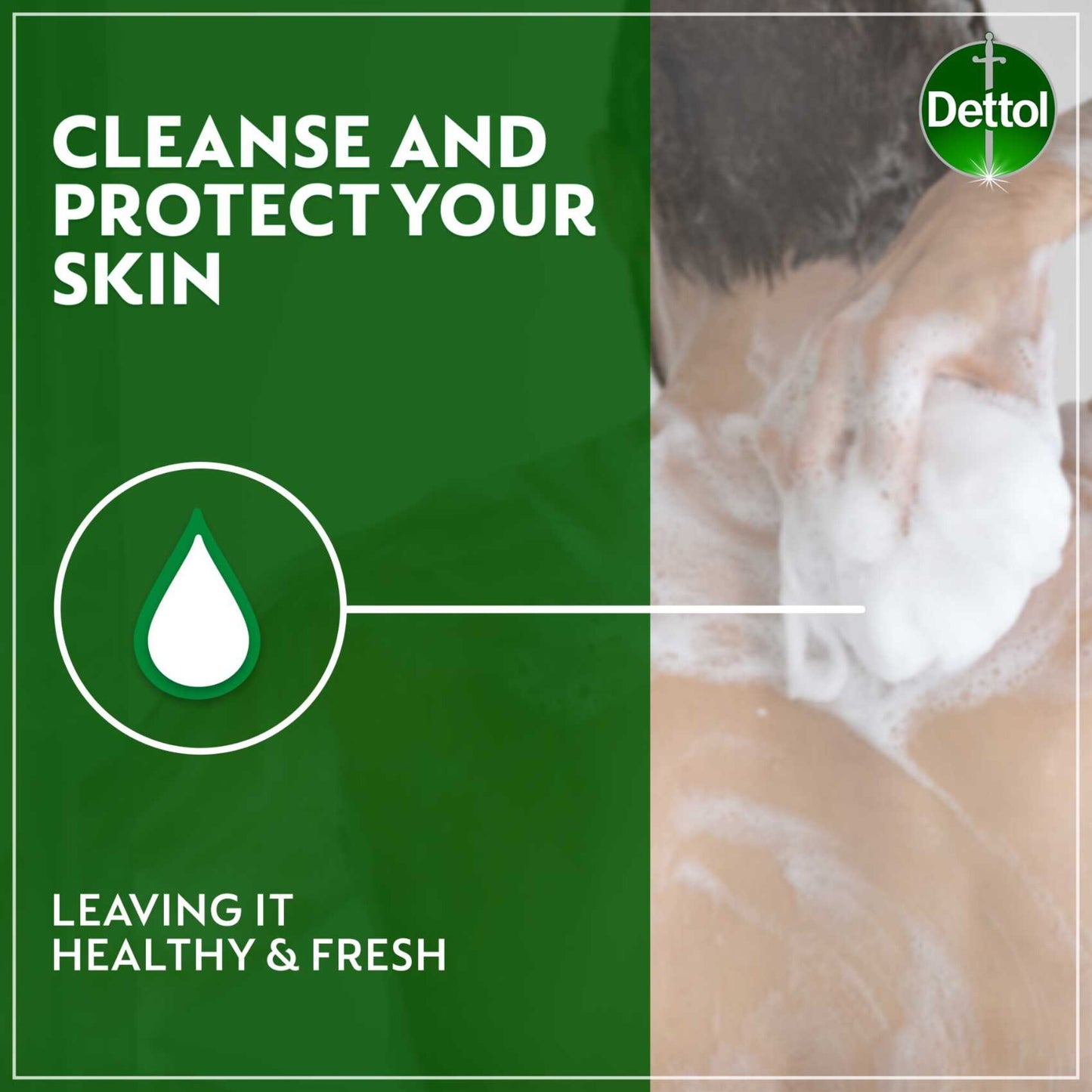 Dettol Skincare Antibacterial Soap Bar Rose & Sakura 165 g