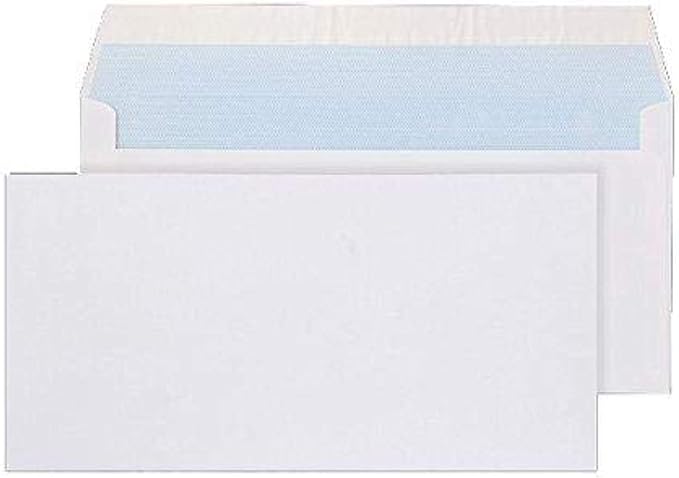 Diamondline White Wallet Envelopes (162x114mm) 50 per pack