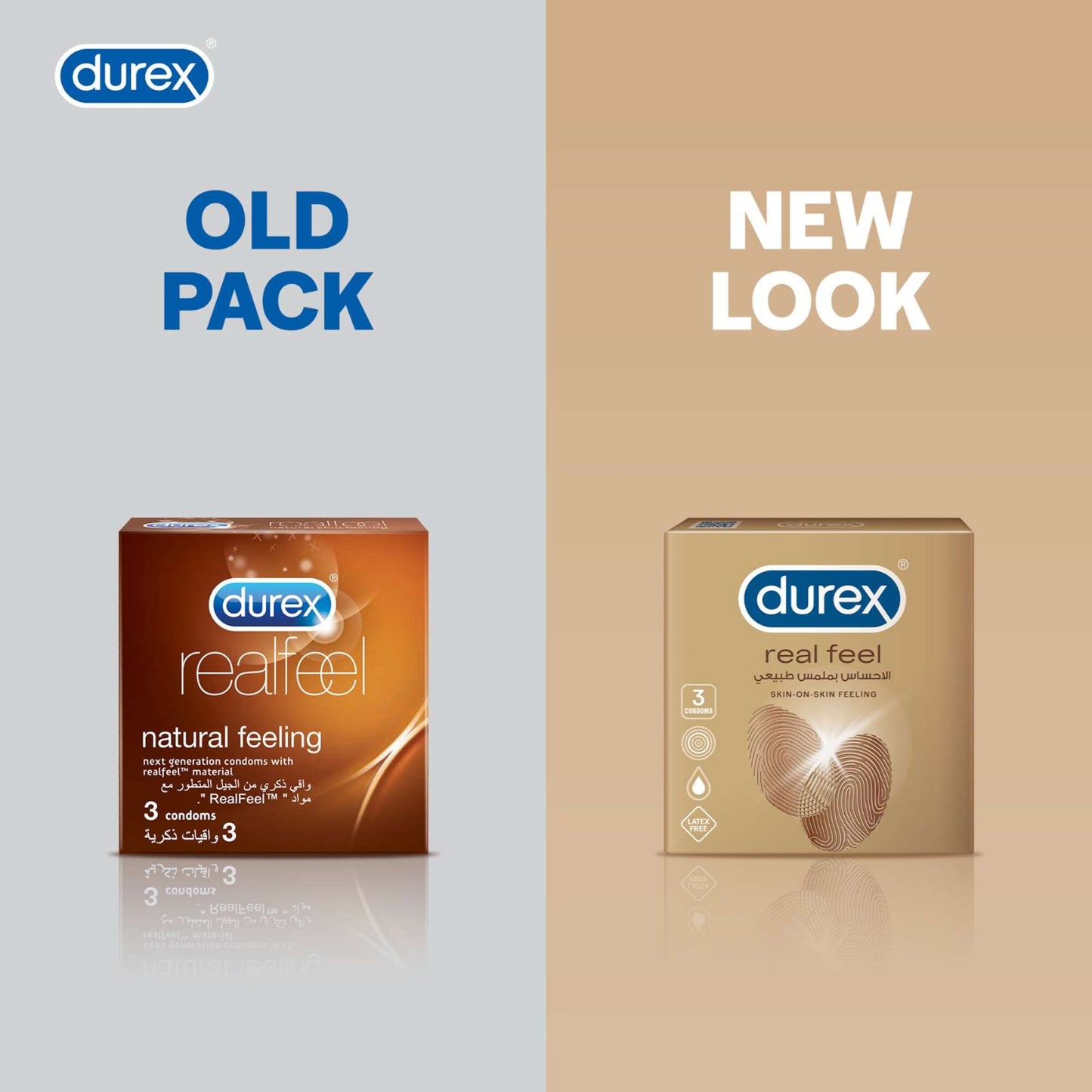 Durex Real Feel Condoms 3 per pack