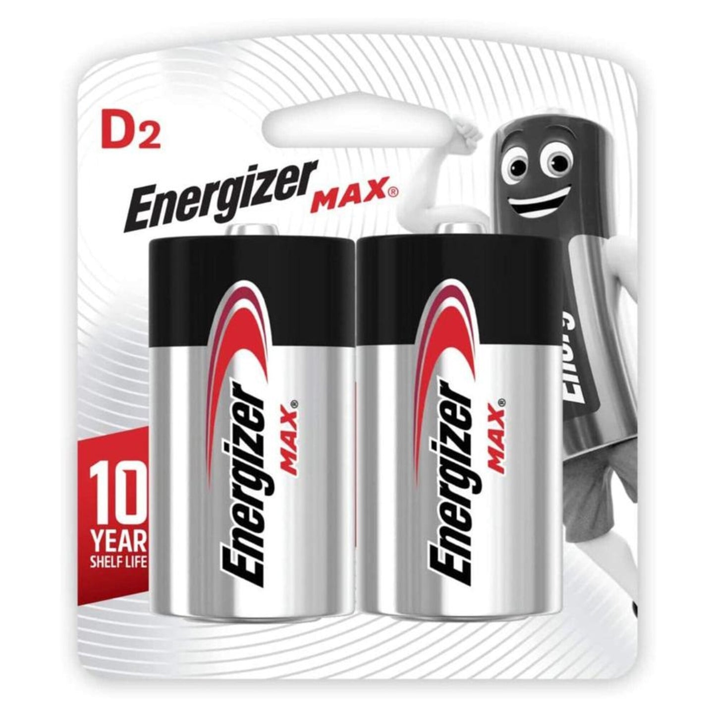 Energizer Max D Batteries 2 per pack