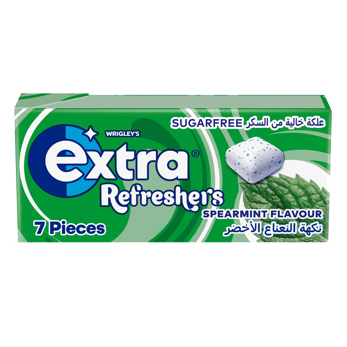 Extra Refresher's Chewing Gum Spearmint Flavor 7 per pack