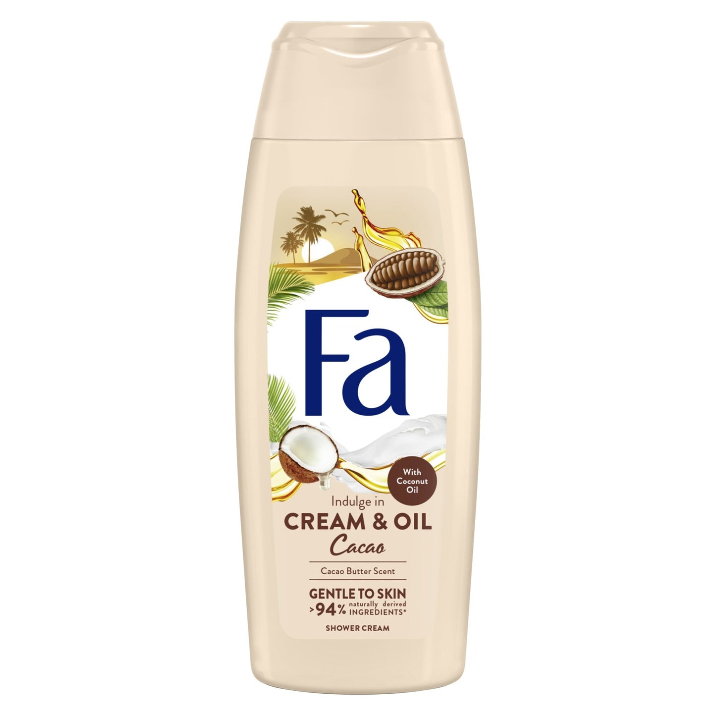 Fa Shower Cream Cacao Butter Scent with Coconut Oil 250 ml