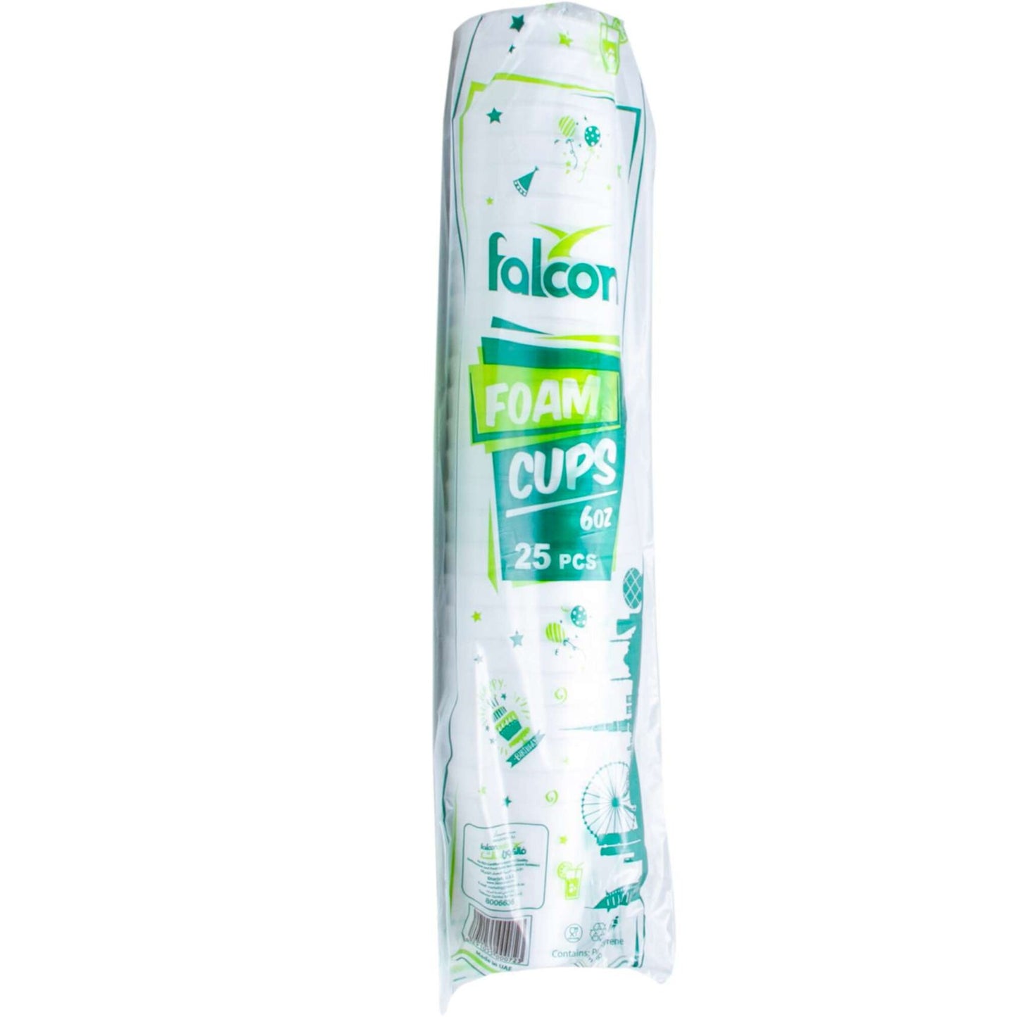 Falcon 6oz Disposable Foam Cups 25 per pack