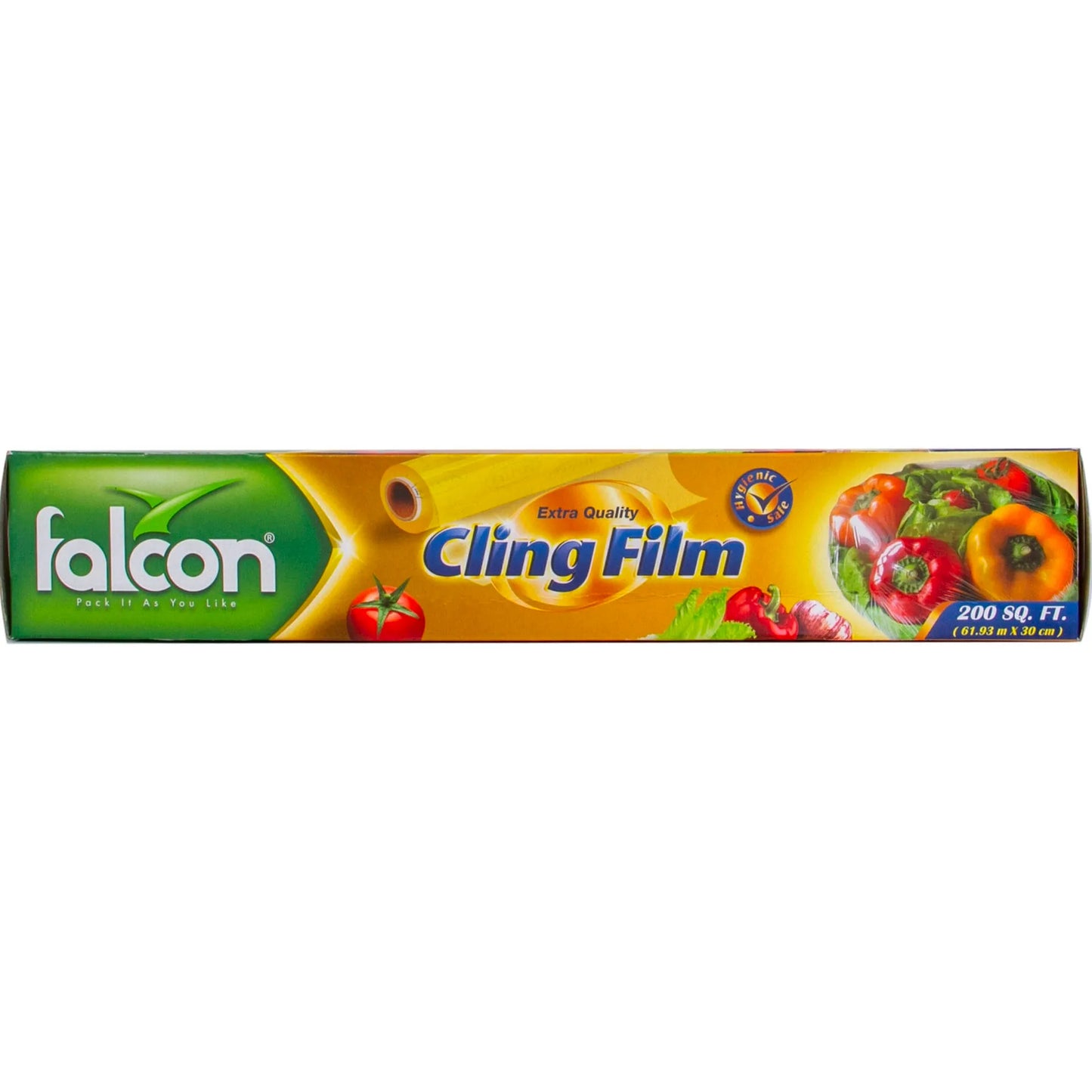 Falcon Extra Quality Cling Film Size 61.93m x 30cm 200sq. Ft 1 pc