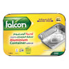 Falcon Extra Thick Medium Aluminum Containers with Lids 10 per pack