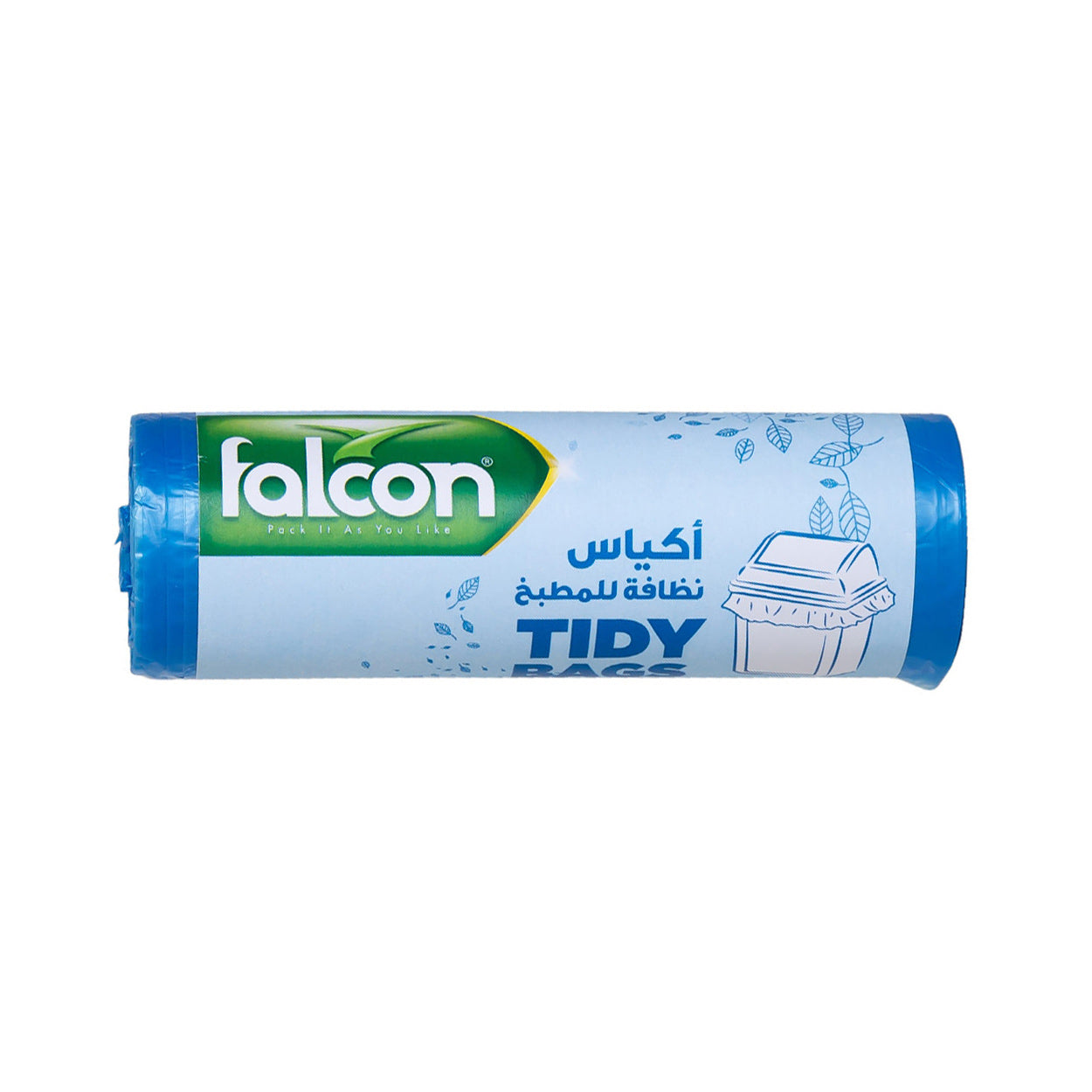 Falcon Medium Blue Tidy Garbage Bag Roll (66x51cm) 20 per pack