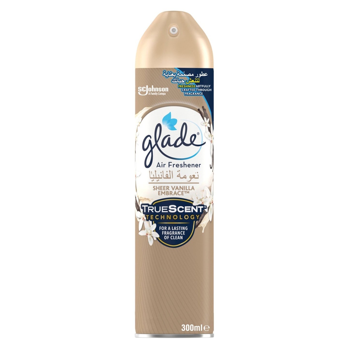 Glade Aerosol Sheer Vanilla Embrace Air Freshener 300ml