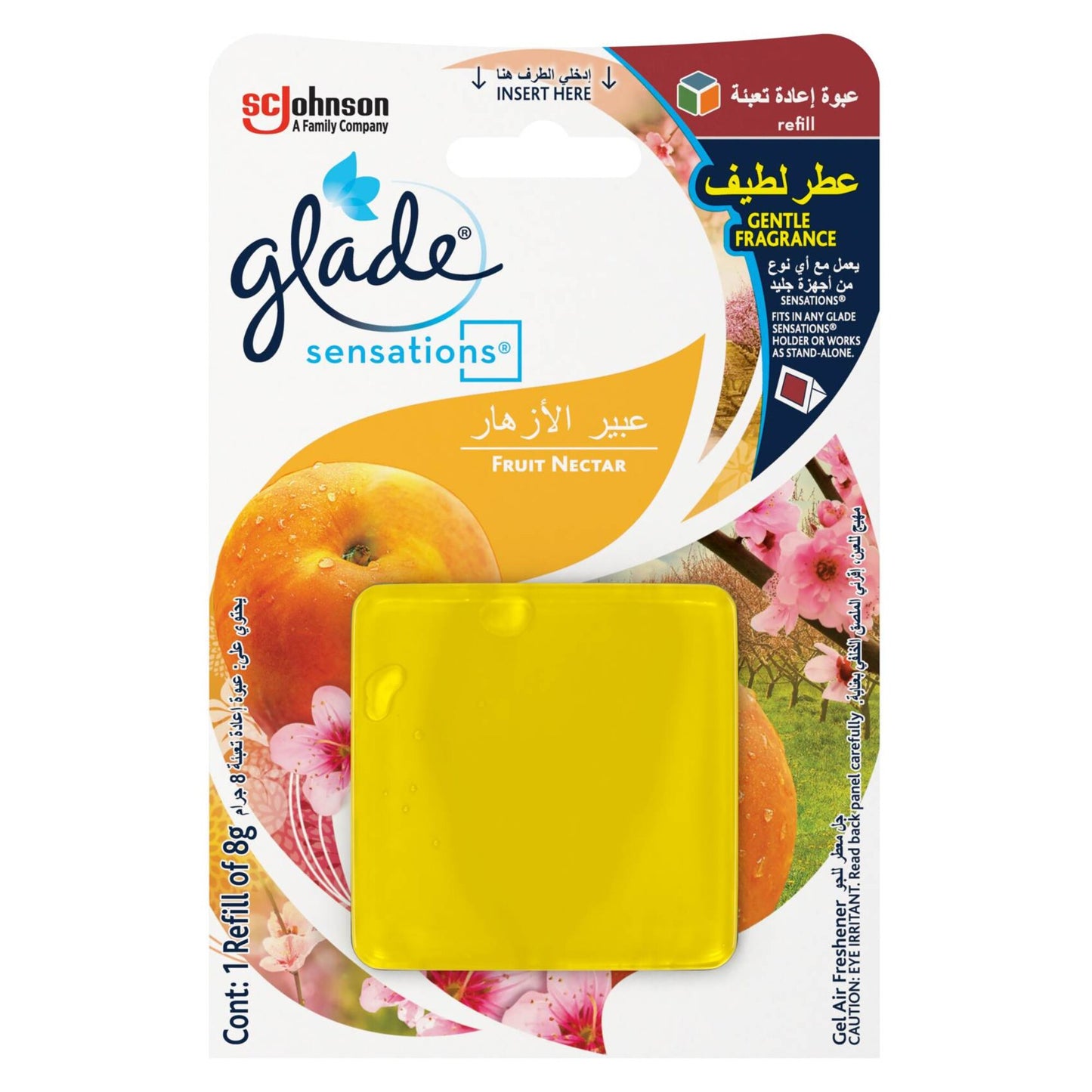 Glade Sensations Refill Gel Air Freshener Fruit Nectar 8g