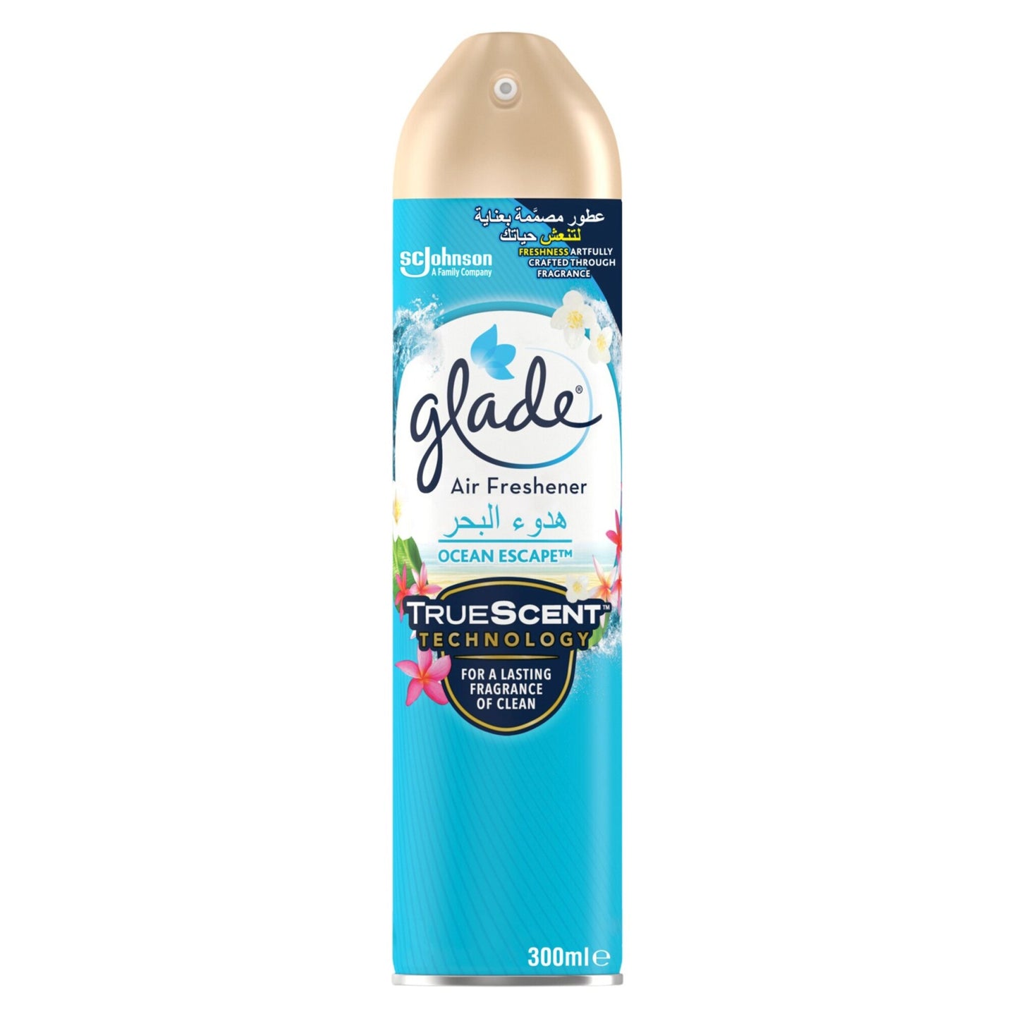 Glade TrueScent Ocean Escape Air Freshener Spray 300 ml