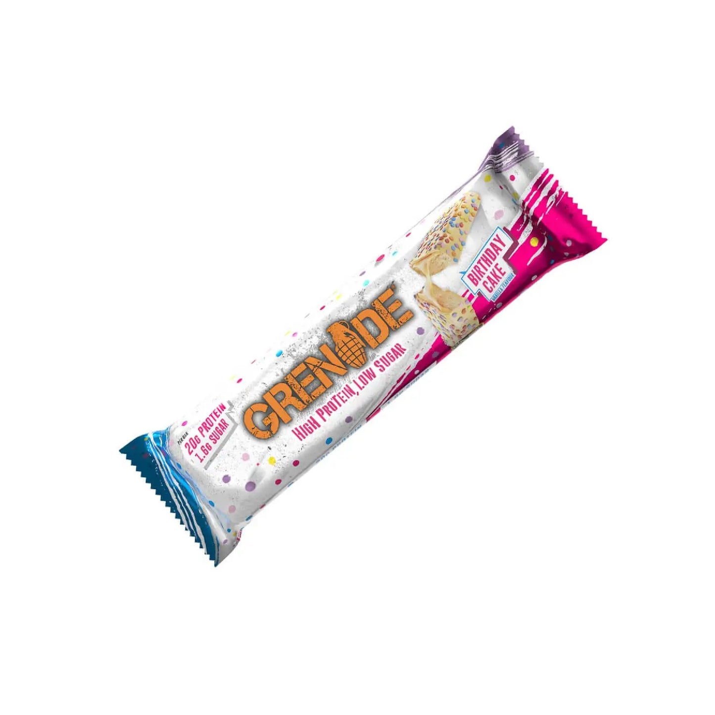 Grenade Protein Bar Birthday Cake Vanilla Flavour 60g