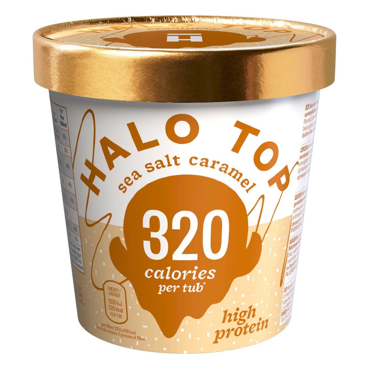 Halo Top Sea Salted Caramel Ice Cream 473 ml